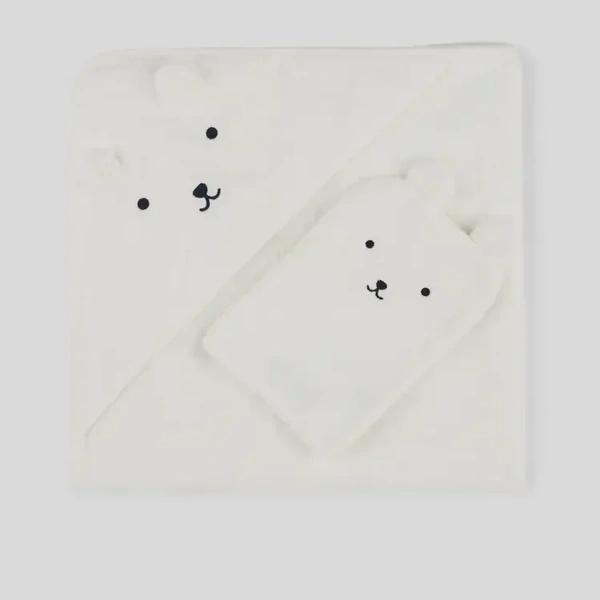 Coffret cape de bain et gant de toilette